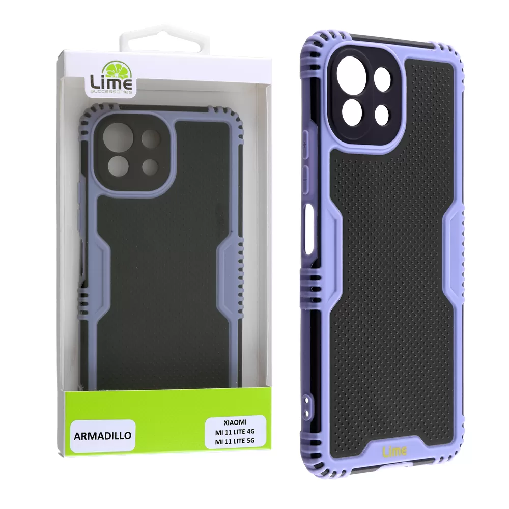 LIME ARMADILLO ΘΗΚΗ XIAOMI MI 11 LITE 4G/MI 11 LITE 5G 6.55in  FULL CAMERA PROTECTION AIR FORCE BLUE