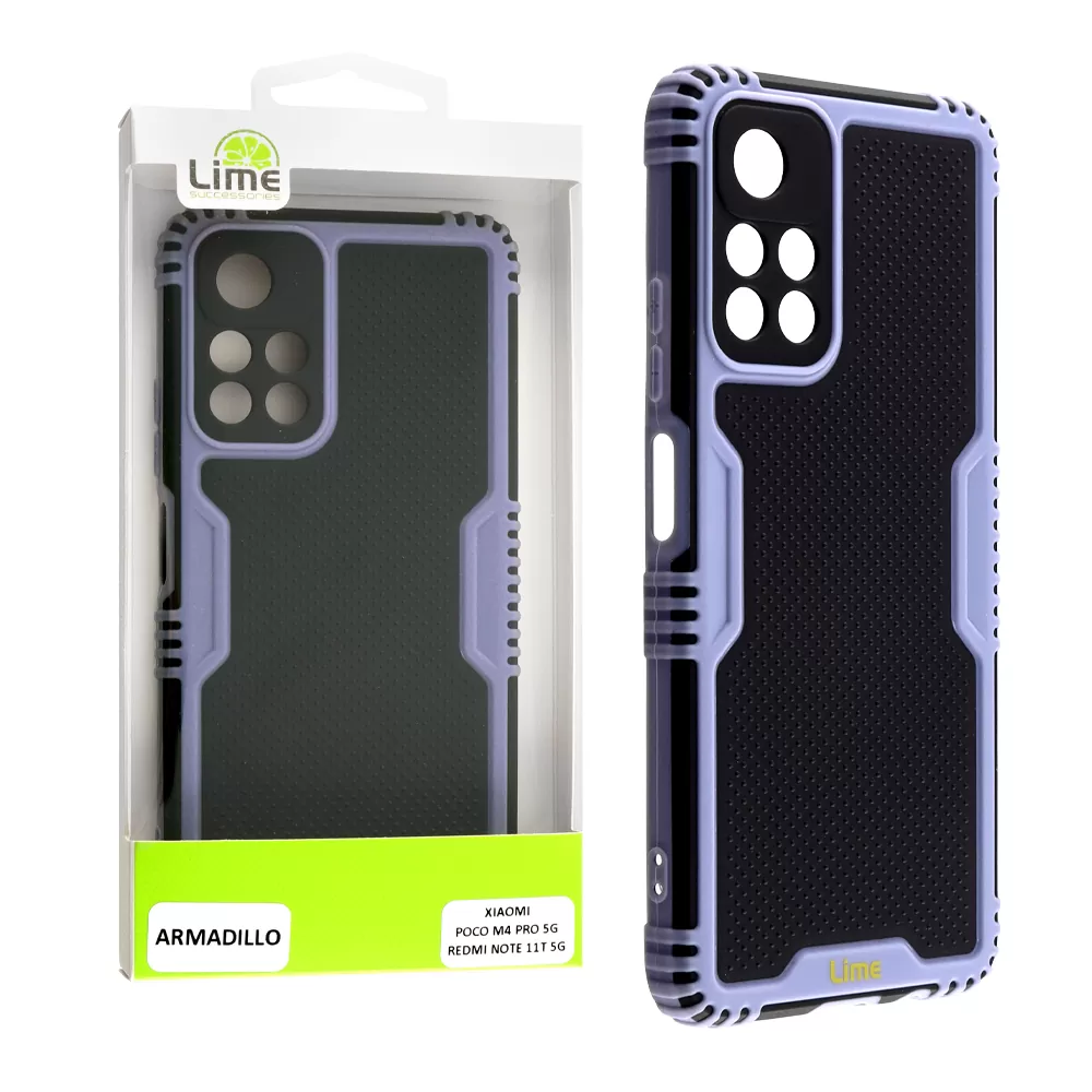 LIME ARMADILLO ΘΗΚΗ XIAOMI POCO M4 PRO 5G/REDMI NOTE 11T 5G 6.6in  FULL CAMERA PROTECTION AIR FORCE BLUE
