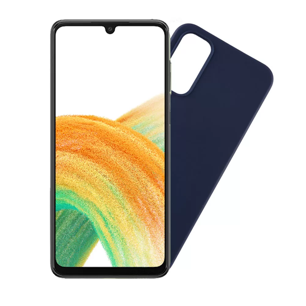 VOLTE-TEL SILICON TPU ΘΗΚΗ SAMSUNG A33 5G A336 6.4in  CAMERA GUARD COBALT BLUE