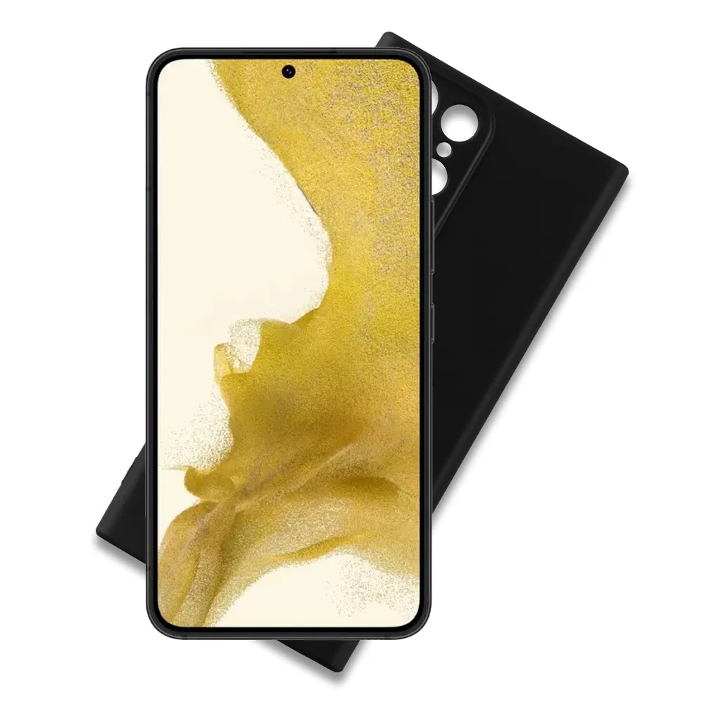 VOLTE-TEL SILICON TPU ΘΗΚΗ SAMSUNG S22 5G S901 6.1in  FULL CAMERA PROTECTION BLACK