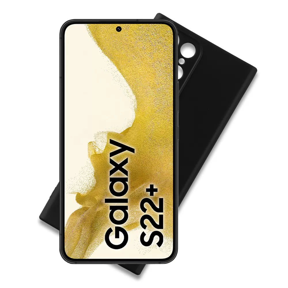 VOLTE-TEL SILICON TPU ΘΗΚΗ SAMSUNG S22 PLUS 5G S906 6.6in  FULL CAMERA PROTECTION BLACK
