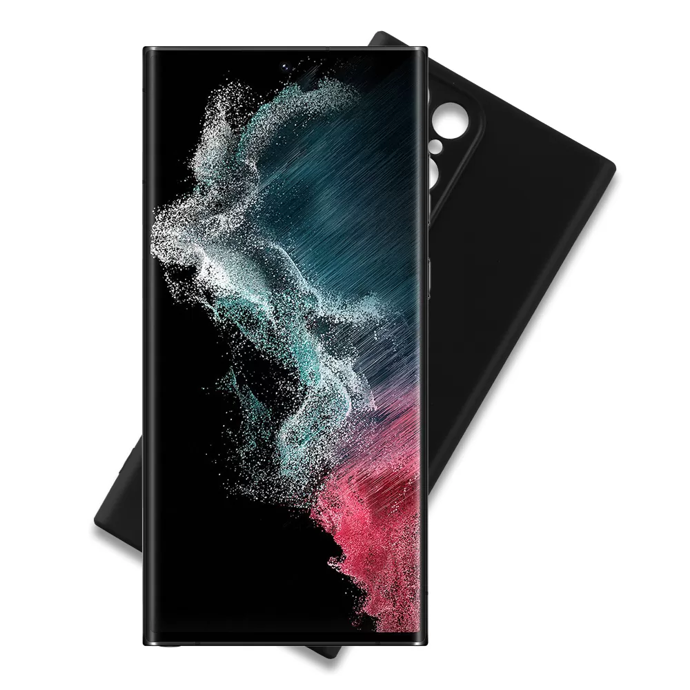 VOLTE-TEL SILICON TPU ΘΗΚΗ SAMSUNG S22 ULTRA 5G S908 6.8in  FULL CAMERA PROTECTION BLACK