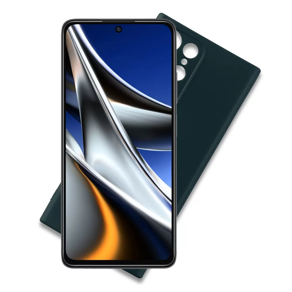 VOLTE-TEL SILICON TPU ΘΗΚΗ XIAOMI POCO X4 PRO 5G 6.67in  FULL CAMERA PROTECTION BLUE