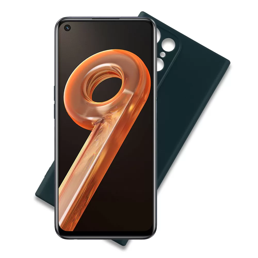 VOLTE-TEL SILICON TPU ΘΗΚΗ REALME 9i 6.6in  FULL CAMERA PROTECTION BLUE
