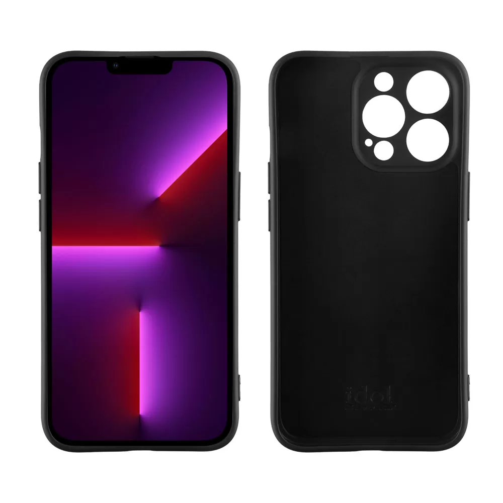 IDOL 1991 VELVET TPU ΘΗΚΗ IPHONE 13 PRO 6.1in 4 SIDE FULL CAMERA PROTECTION BLACK