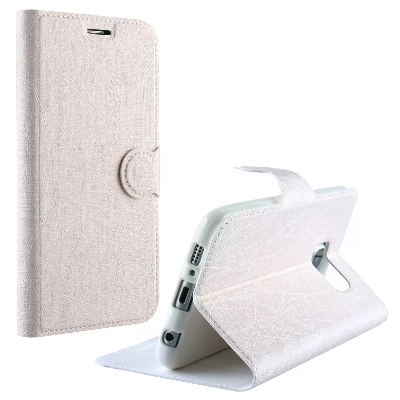 VOLTE-TEL ΘΗΚΗ HTC DESIRE 620 LINE LEATHER-TPU BOOK STAND WHITE