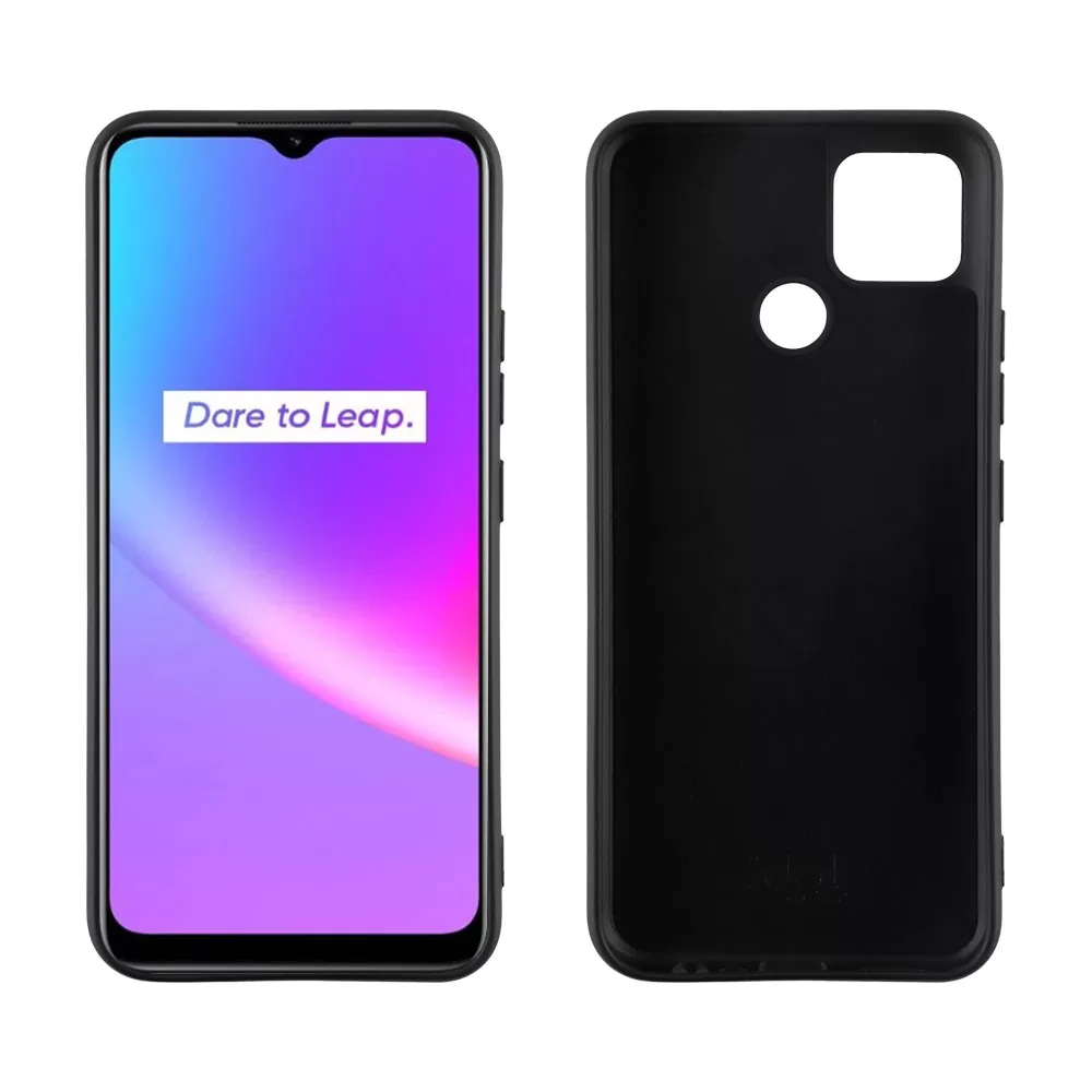 IDOL 1991 VELVET TPU ΘΗΚΗ REALME C25/C25s 6.5in 4 SIDE CAMERA GUARD PROTECTION BLACK