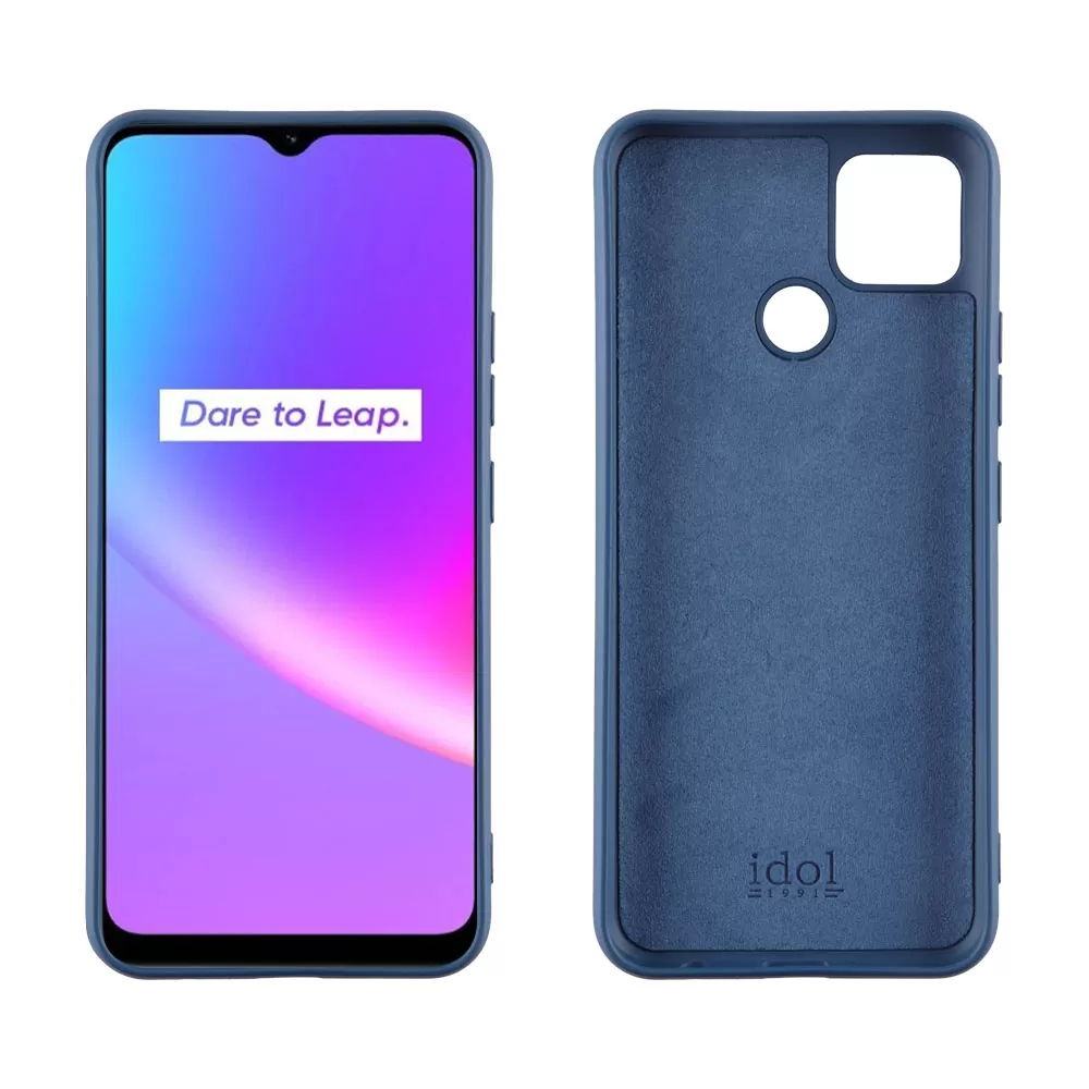 IDOL 1991 VELVET TPU ΘΗΚΗ REALME C25/C25s 6.5in 4 SIDE CAMERA GUARD PROTECTION BLUE