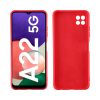 IDOL 1991 ΘΗΚΗ SAMSUNG A22 5G A226 6.6" VELVET TPU 4 SIDE FULL CAMERA PROTECTION RED