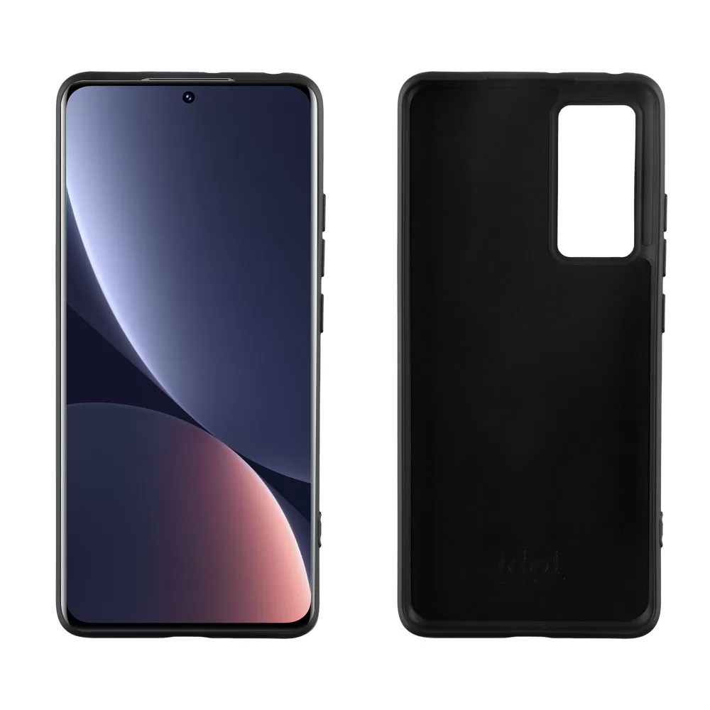 IDOL 1991 VELVET TPU ΘΗΚΗ XIAOMI 12/12X 6.28in 4 SIDE CAMERA GUARD PROTECTION BLACK