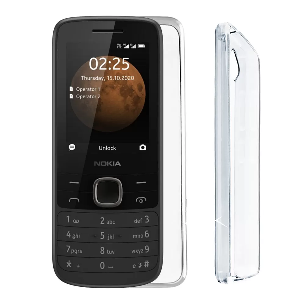 VOLTE-TEL SLIMCOLOR AIR TPU ΘΗΚΗ NOKIA 225 4G 2.4in FULL CAMERA PROTECTION ΔΙΑΦΑΝΗ