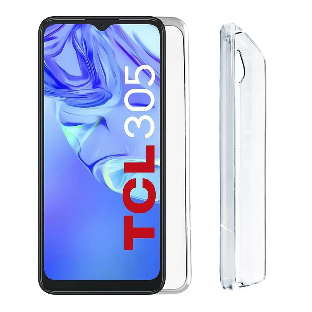 VOLTE-TEL SLIMCOLOR AIR TPU ΘΗΚΗ TCL 305/306/30E/30 SE 6.52in CAMERA GUARD ΔΙΑΦΑΝΗ