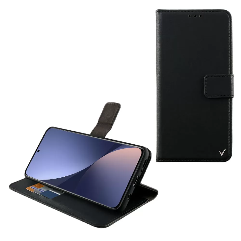 VOLTE-TEL ALLURE ΘΗΚΗ XIAOMI 12/12X 6.28in  MAGNET BOOK STAND CLIP BLACK