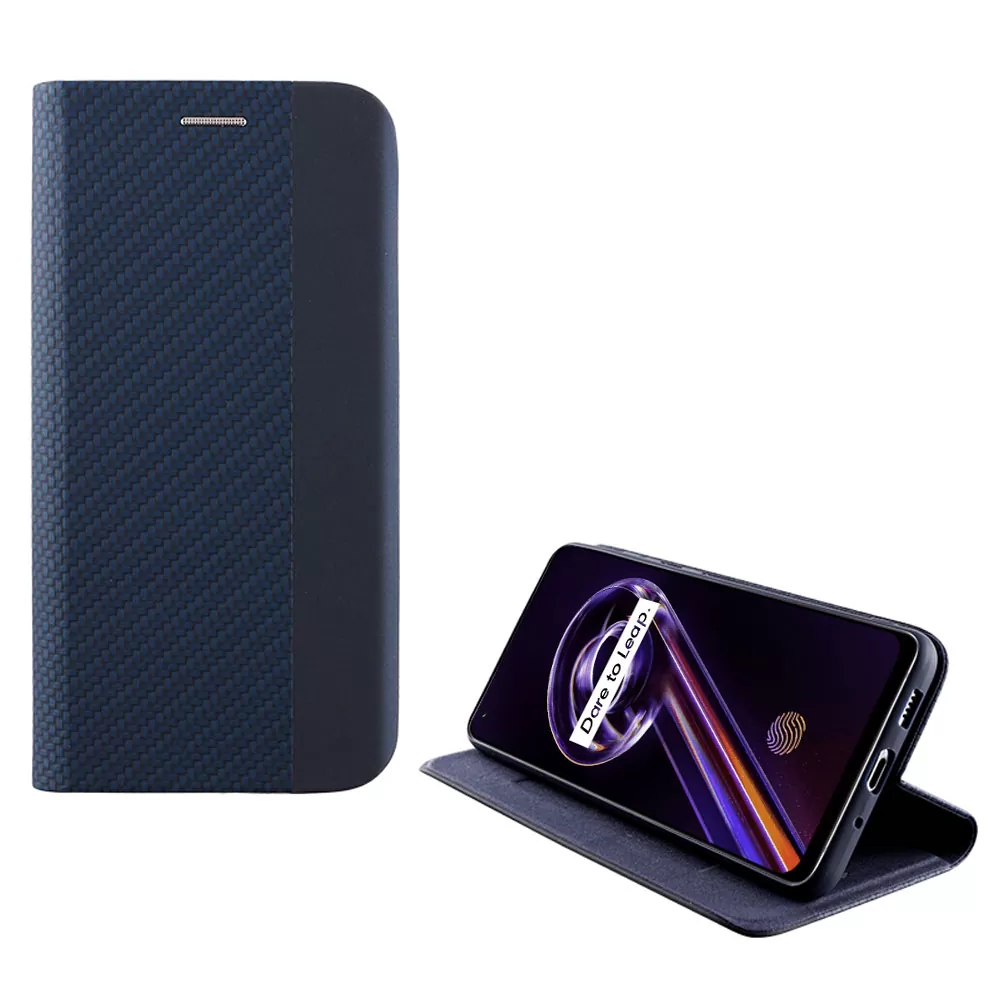 IDOL 1991 ELITE ΘΗΚΗ REALME 9 5G/9 PRO 5G 6.6in  ANTI-RFID BOOK STAND BLUE