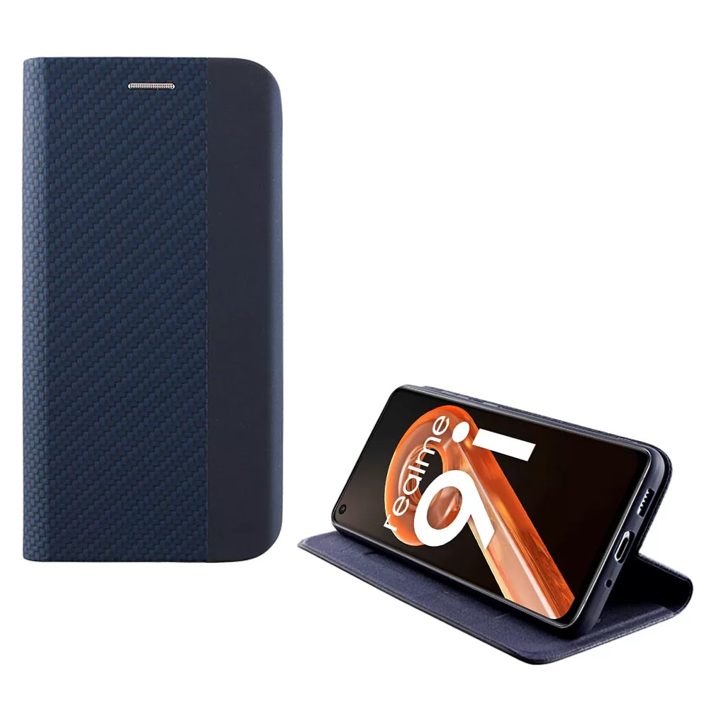 IDOL 1991 ELITE ΘΗΚΗ REALME 9i 6.6in  ANTI-RFID BOOK STAND BLUE
