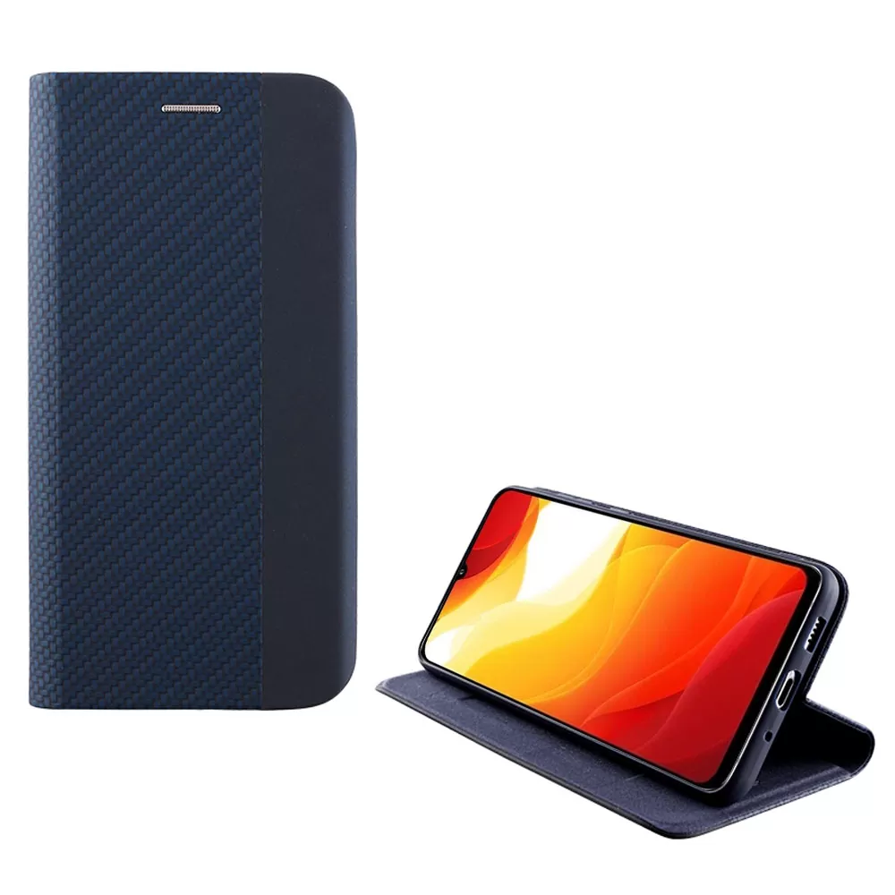 IDOL 1991 ELITE ΘΗΚΗ XIAOMI MI 10 LITE 5G/ MI 10 LITE YOUTH/ MI 10 LITE ZOOM 6.57in  ANTI-RFID BOOK STAND BLUE