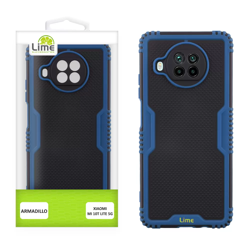 LIME ARMADILLO ΘΗΚΗ XIAOMI MI 10T LITE 5G/REDMI NOTE 9 PRO 5G 6.67in  FULL CAMERA PROTECTION BLUE