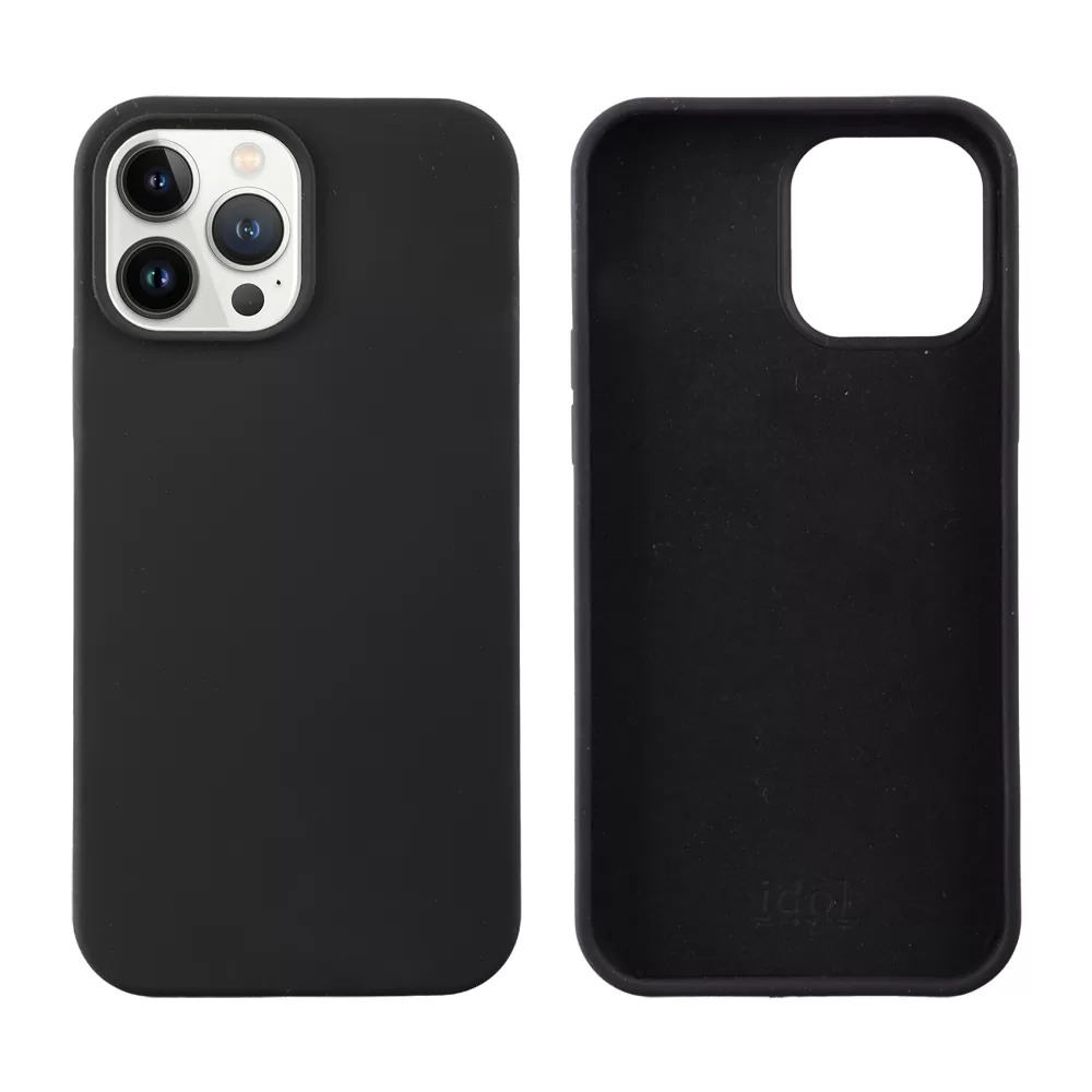 IDOL 1991 VELVET ELITE TPU ΘΗΚΗ IPHONE 13 PRO MAX 6.7in  4 SIDE CAMERA GUARD BLACK