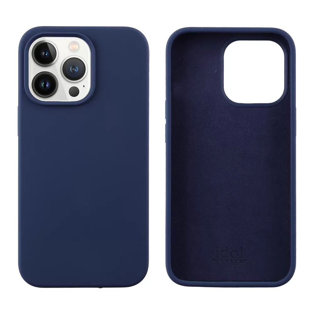 IDOL 1991 VELVET ELITE TPU ΘΗΚΗ IPHONE 13 PRO 6.1in  4 SIDE CAMERA GUARD BLUE
