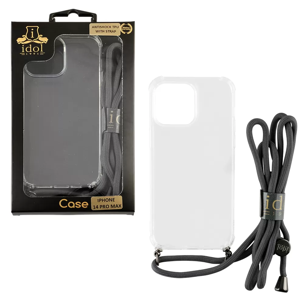 IDOL 1991 ANTISHOCK AIR TPU ΘΗΚΗ SAMSUNG A33 5G A336 6.4in WITH STRAP FULL CAMERA PROTECTION ΔΙΑΦΑΝΗ