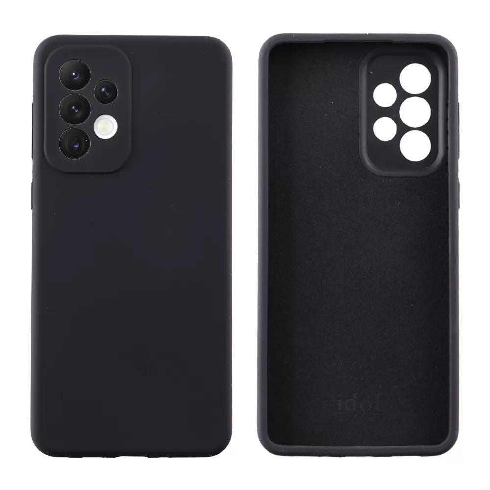 IDOL 1991 VELVET ELITE TPU ΘΗΚΗ SAMSUNG A33 5G A336 6.4in  4 SIDE FULL CAMERA PROTECTION BLACK