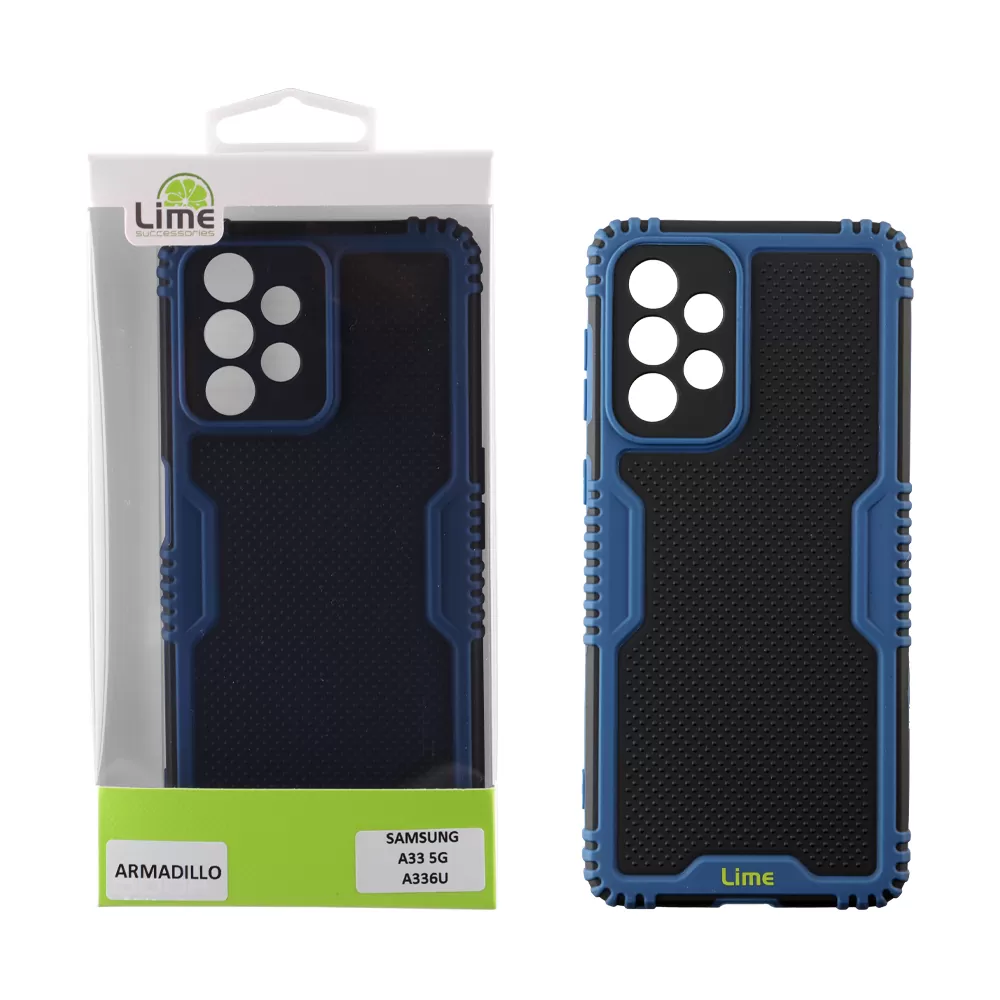 LIME ARMADILLO ΘΗΚΗ SAMSUNG A33 5G A336U 6.4in  FULL CAMERA PROTECTION BLUE