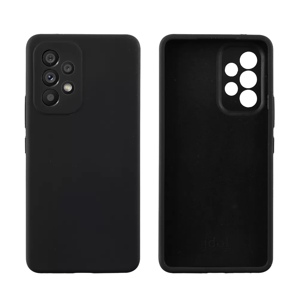 IDOL 1991 VELVET ELITE TPU ΘΗΚΗ SAMSUNG A53 5G A536 6.5in  4 SIDE FULL CAMERA PROTECTION BLACK