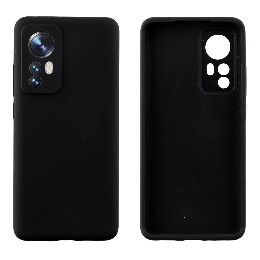 IDOL 1991 VELVET ELITE TPU ΘΗΚΗ XIAOMI 12/12X 6.28in  4 SIDE FULL CAMERA PROTECTION BLACK