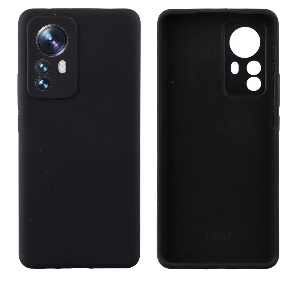 IDOL 1991 VELVET ELITE TPU ΘΗΚΗ XIAOMI 12 PRO 6.73in  4 SIDE FULL CAMERA PROTECTION BLACK