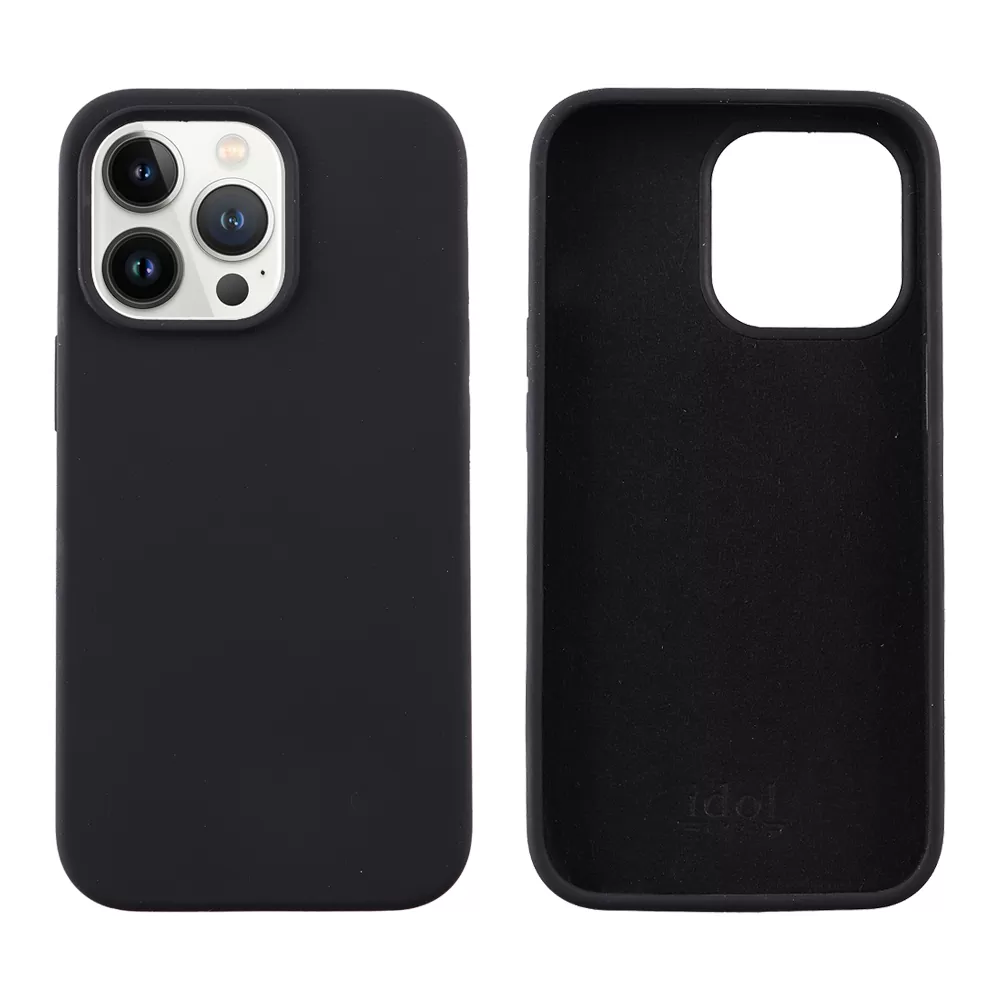 IDOL 1991 VELVET ELITE TPU ΘΗΚΗ IPHONE 13 MINI 5.4in  4 SIDE CAMERA GUARD BLACK