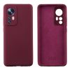 IDOL 1991 VELVET ELITE TPU ΘΗΚΗ XIAOMI 12/12X 6.28in  4 SIDE FULL CAMERA PROTECTION BURGUNDY