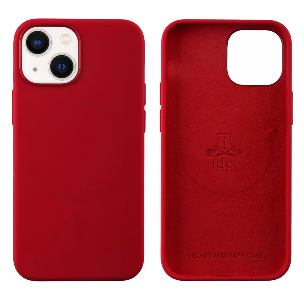 IDOL 1991 VELVET MAGSAFE TPU ΘΗΚΗ IPHONE 13 6.1in CAMERA GUARD RED