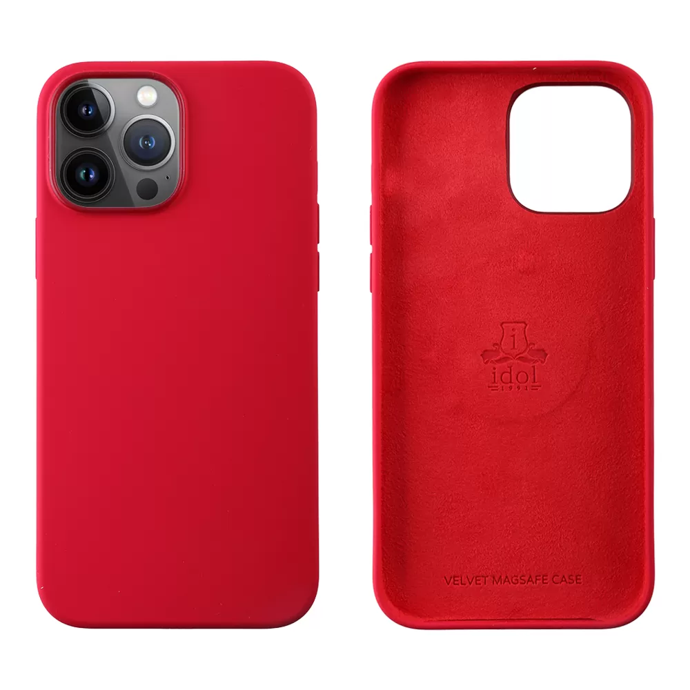 IDOL 1991 VELVET MAGSAFE TPU ΘΗΚΗ IPHONE 13 PRO MAX 6.7in CAMERA GUARD RED