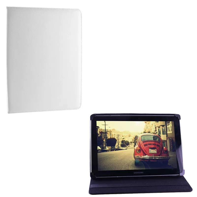 VOLTE-TEL ΘΗΚΗ TABLET 11.2" - 14.6" (34,1cm x 24cm) UNIVERSAL LEATHER BOOK STAND WHITE - Image 6