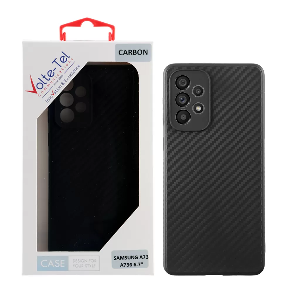 VOLTE-TEL CARBON ΘΗΚΗ SAMSUNG A73 A736 6.7in  CAMERA PROTECTIVE BLACK