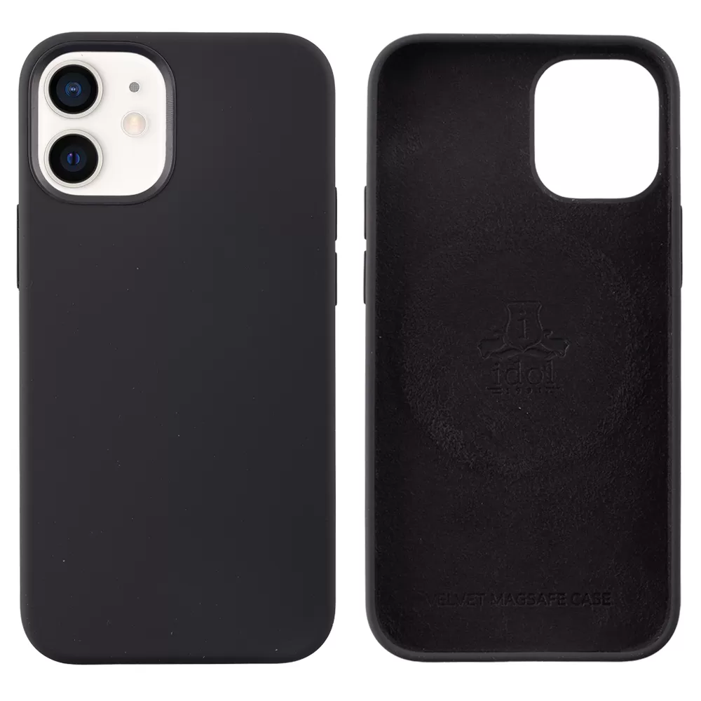 IDOL 1991 VELVET MAGSAFE TPU ΘΗΚΗ IPHONE 12 MINI 5.4in CAMERA GUARD BLACK