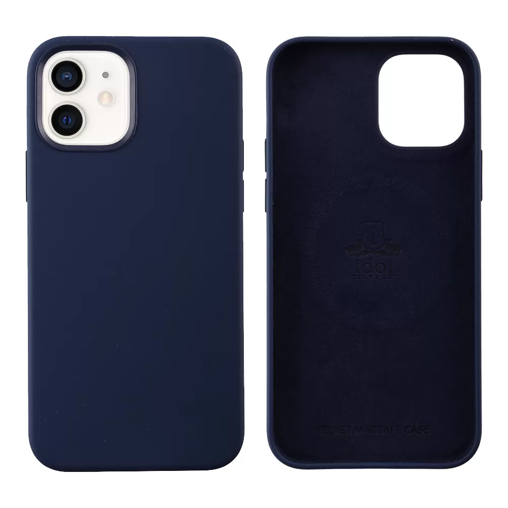 IDOL 1991 VELVET MAGSAFE TPU ΘΗΚΗ IPHONE 12 PRO / IPHONE 12 6.1in CAMERA GUARD BLUE