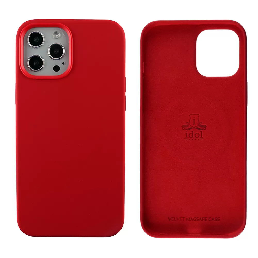 IDOL 1991 VELVET MAGSAFE TPU ΘΗΚΗ IPHONE 12 PRO MAX 6.7in CAMERA GUARD RED