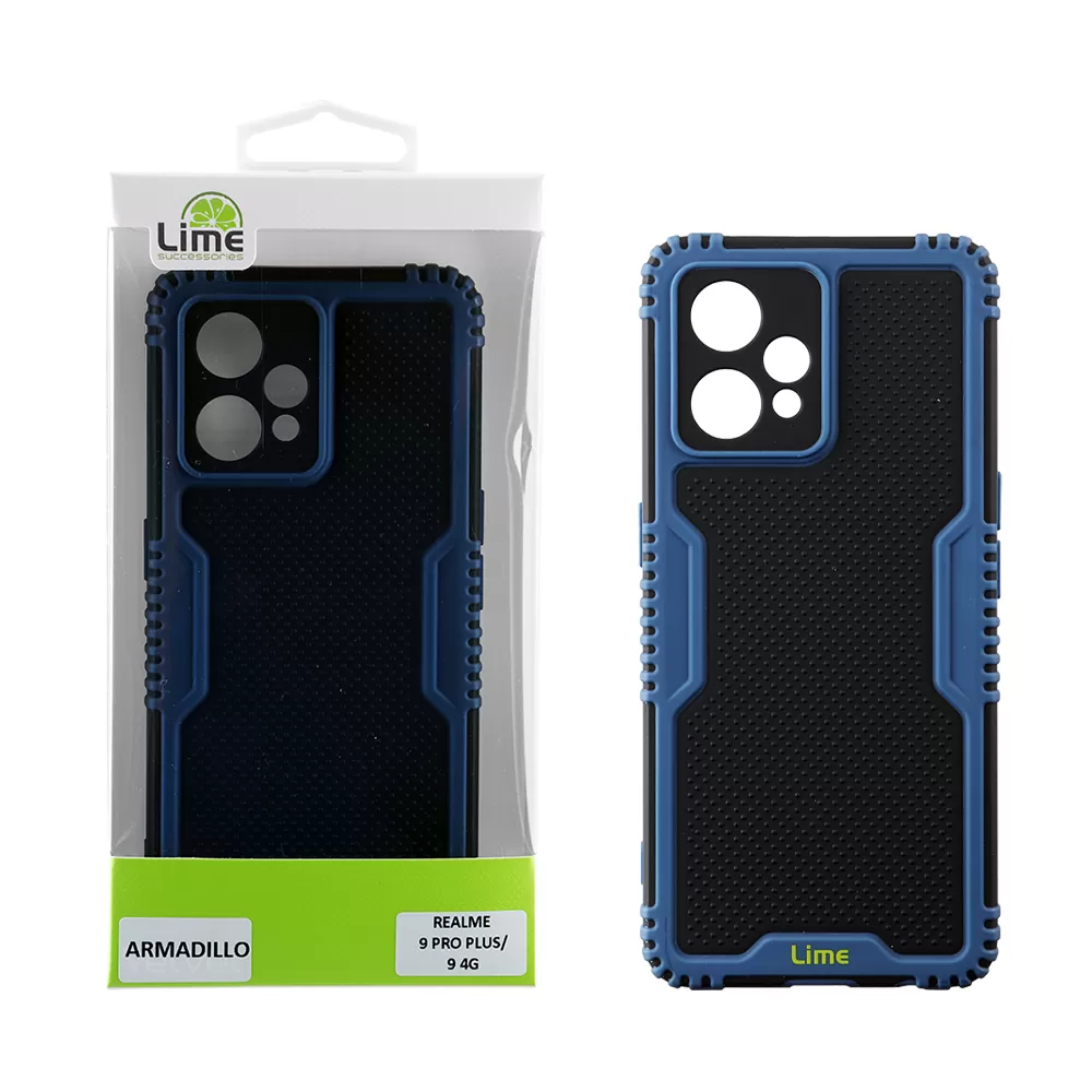 LIME ARMADILLO ΘΗΚΗ REALME 9 PRO PLUS/9 4G 6.4in  FULL CAMERA PROTECTION BLUE