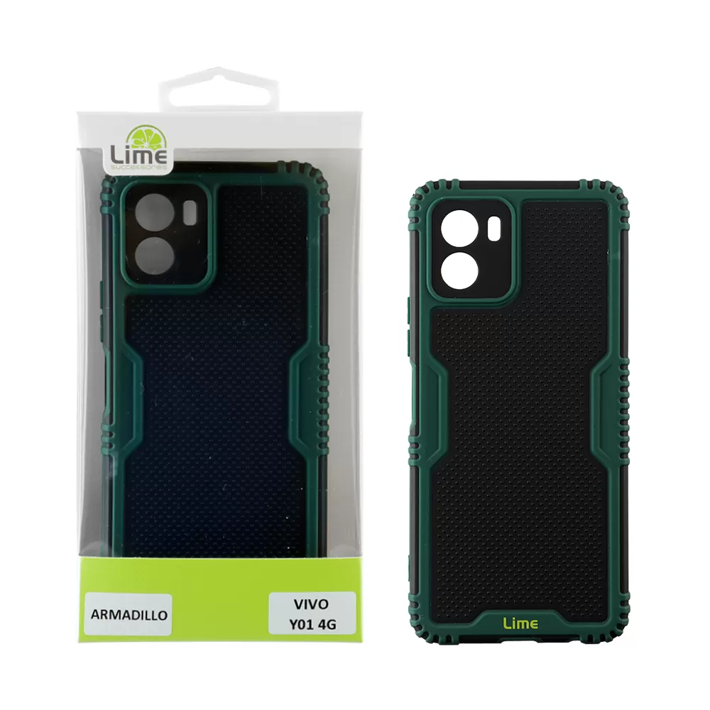 LIME ARMADILLO ΘΗΚΗ VIVO Y01 4G 6.51in  FULL CAMERA PROTECTION GREEN