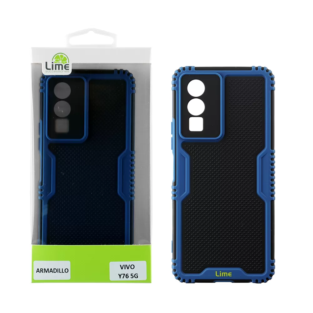 LIME ARMADILLO ΘΗΚΗ VIVO Y76 5G 6.58in  FULL CAMERA PROTECTION BLUE
