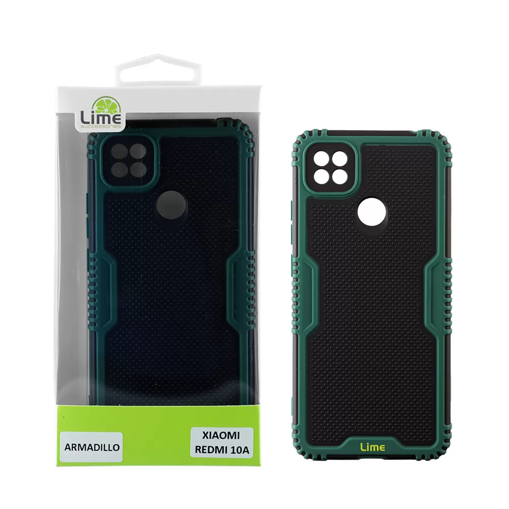 LIME ARMADILLO ΘΗΚΗ XIAOMI REDMI 10A 6.53in  FULL CAMERA PROTECTION GREEN