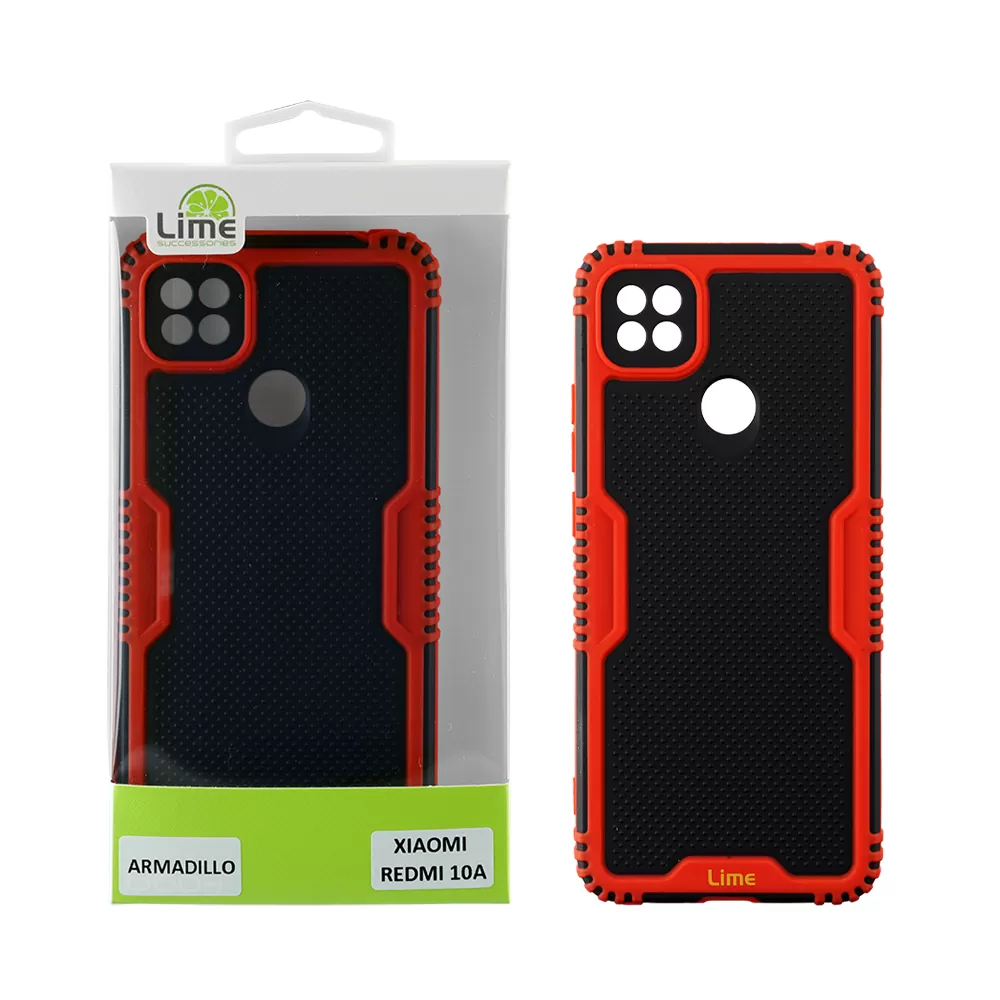 LIME ARMADILLO ΘΗΚΗ XIAOMI REDMI 10A 6.53in  FULL CAMERA PROTECTION RED