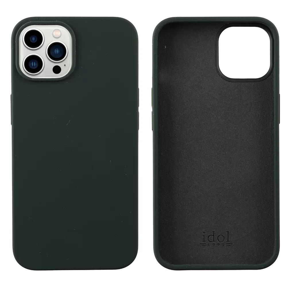 IDOL 1991 VELVET ELITE TPU ΘΗΚΗ IPHONE 14 6.1in 4 SIDE CAMERA GUARD DARK GREEN