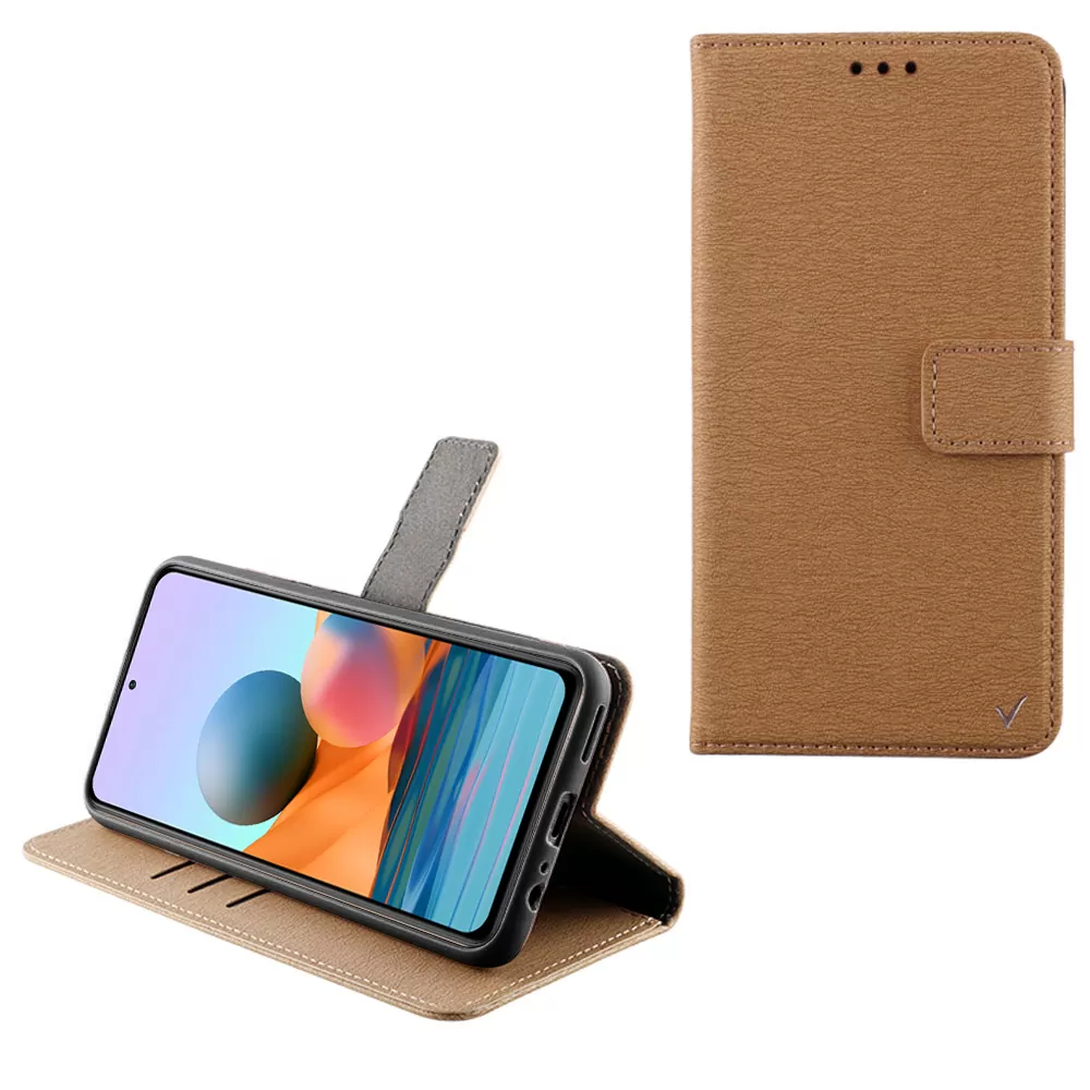 VOLTE-TEL ALLURE ΘΗΚΗ XIAOMI REDMI 10A 6.53in  MAGNET BOOK STAND CLIP GOLD