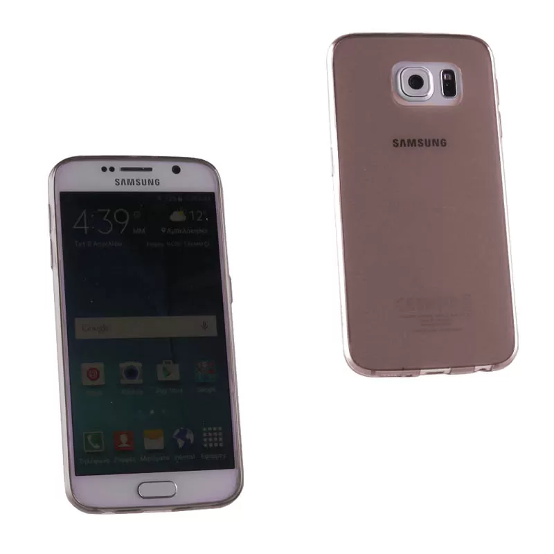 IDOL 1991 ΘΗΚΗ SAMSUNG S6 G920 ULTRA THIN TPU 0.3mm ΔΙΑΦΑΝΗ ΓΚΡΙ