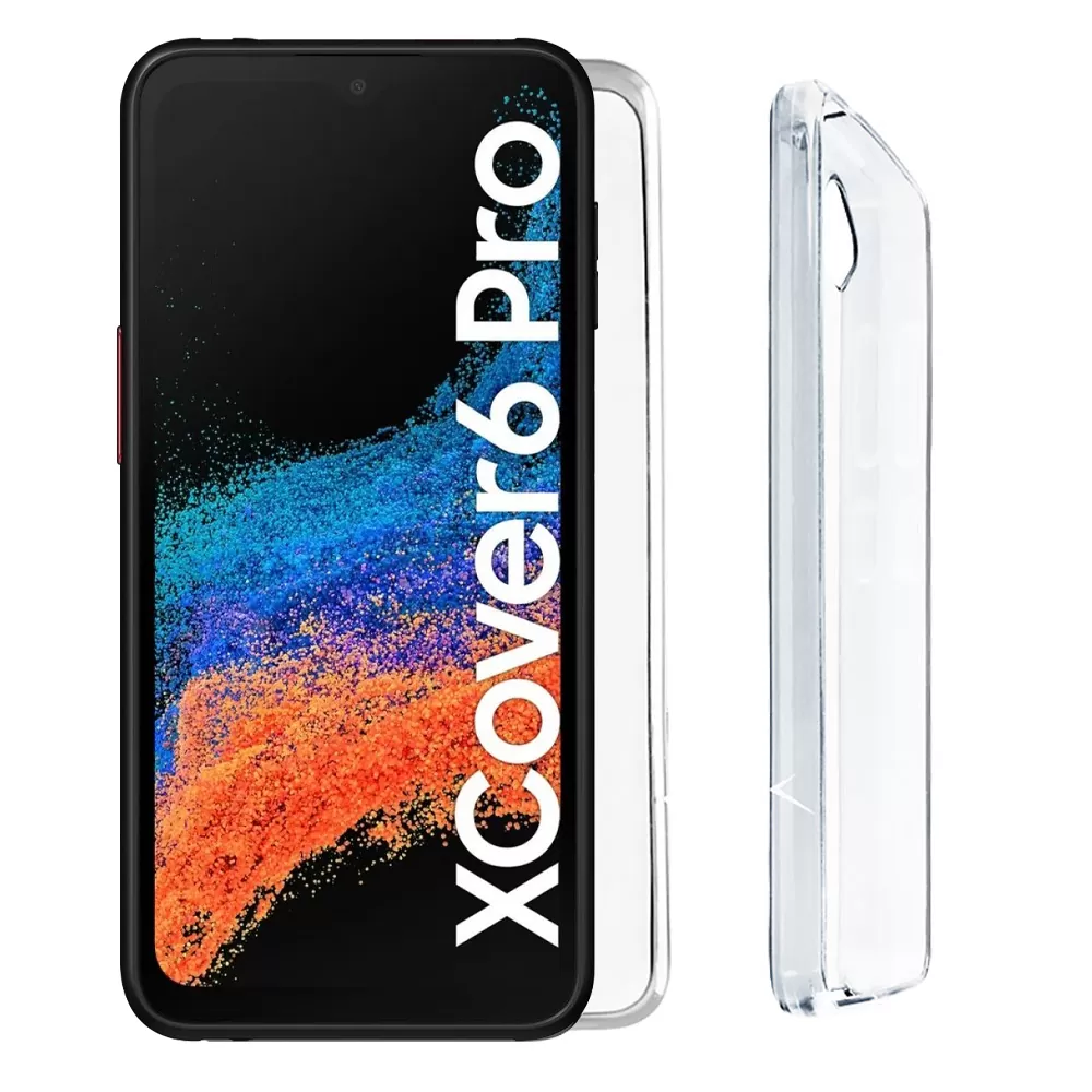 VOLTE-TEL SLIMCOLOR AIR TPU ΘΗΚΗ SAMSUNG XCOVER 6 PRO 5G G736 6.6in CAMERA GUARD ΔΙΑΦΑΝΗ