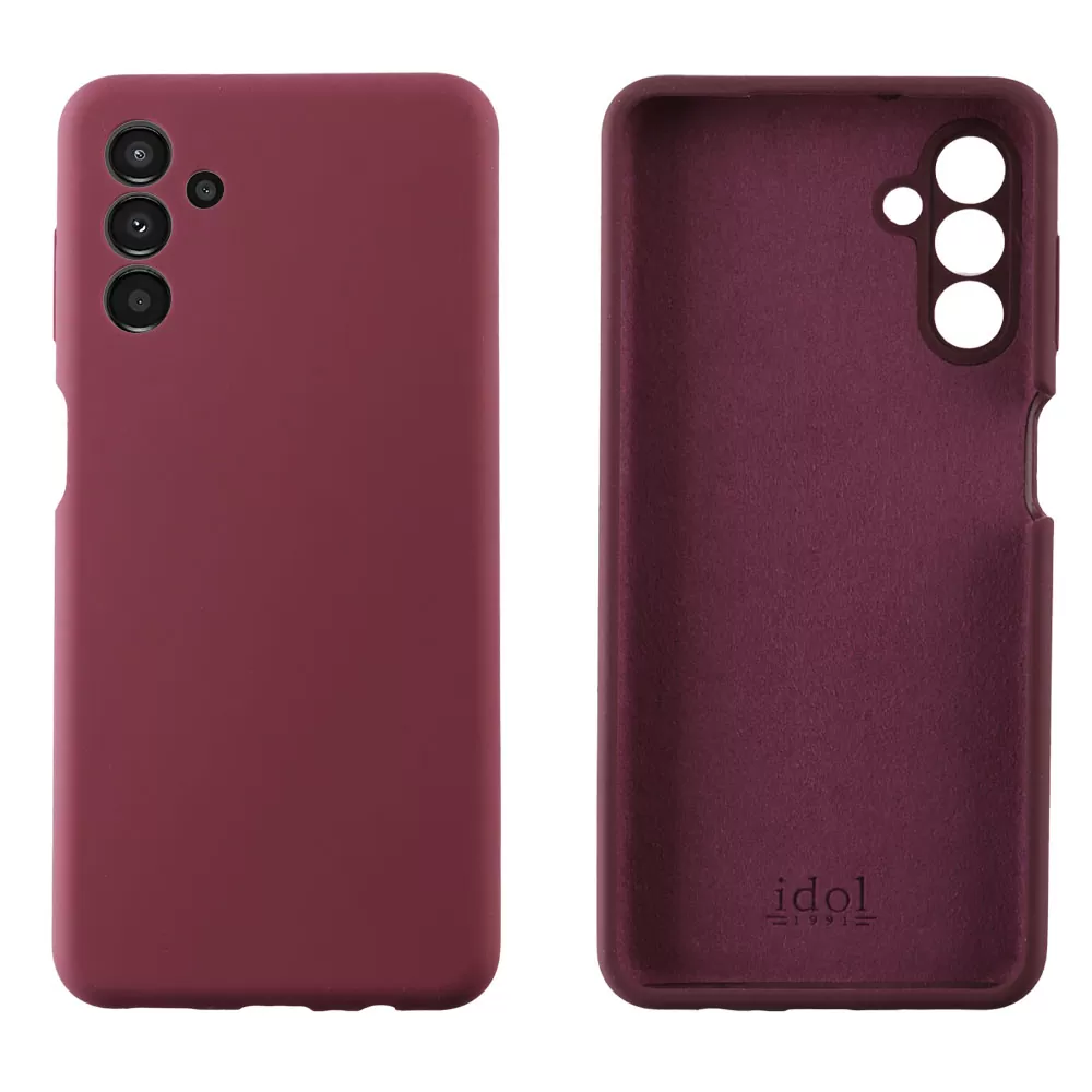 IDOL 1991 VELVET ELITE TPU ΘΗΚΗ SAMSUNG A04s A047/A13 5G A136U 6.5in  4 SIDE FULL CAMERA PROTECTION BURGUNDY