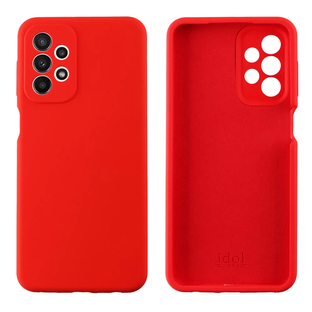 IDOL 1991 VELVET ELITE TPU ΘΗΚΗ SAMSUNG A23 4G A235/A23 5G A236 6.6in  4 SIDE FULL CAMERA PROTECTION RED