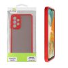 LIME HARDSHELL FUSION ΘΗΚΗ SAMSUNG A23 4G A235/A23 5G A236 6.6in  FULL CAMERA PROTECTION RED WITH BLACK KEYS